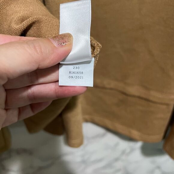 1.state Women's Long Sleeve Tie Back Cozy Knit Top in WILD OAK - Picture 5 of 9